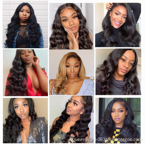 Brazilian Bundles Loose Wave Bundles Hair 100% Unprocessed Virgin Human Hair Bundles for Black Woman Loose Wave Hair Extension